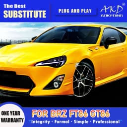 AKD Head Lamp for Subaru BRZ LED Headlight 2012-2021 Headlights FT86 GT86 DRL Turn Signal High Beam Angel Eye Projector Lens