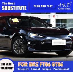 AKD Head Lamp for Subaru BRZ LED Headlight 2012-2021 Headlights FT86 GT86 DRL Turn Signal High Beam Angel Eye Projector Lens