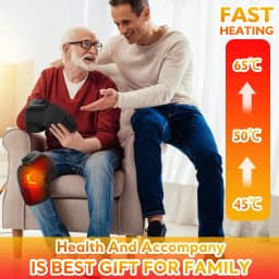 Electric Heating Pad Knee Massager 3 in 1 Joint Care Brace Shoulder Elbow Protector Cordless Leg Massage Belt Adjust Tempreture