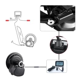 Hydraulic Brake Sensors For Tongsheng TSDZ2 TSDZ2B Mid-Motor Kits 250W 350W 500W E-Bike Power Off Cable