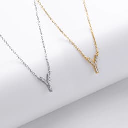 Doremi 925 Sterling Silver Necklace Letter Custom Name Cz Zircon Aaa Necklace Diy Pendant Letter Silver Necklace Gift