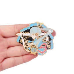 Alhaitham Enamel Pins Brooch Zhongli Xiao Venti Figure Brooches Metal Badge Button Collection Souvenir Jewelry