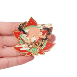 Alhaitham Enamel Pins Brooch Zhongli Xiao Venti Figure Brooches Metal Badge Button Collection Souvenir Jewelry