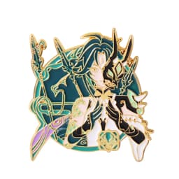 Alhaitham Enamel Pins Brooch Zhongli Xiao Venti Figure Brooches Metal Badge Button Collection Souvenir Jewelry