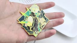 Alhaitham Enamel Pins Brooch Zhongli Xiao Venti Figure Brooches Metal Badge Button Collection Souvenir Jewelry