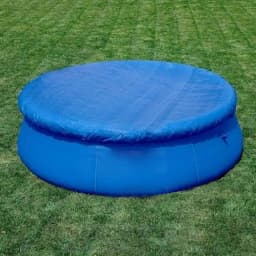Swimming Pool Covers for 6Ft / 183CM Above Ground Pools Outdoor Garden Round Above Ground Pool Cover Protective Rain Cloth