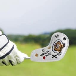 Golf Club Cover Cute And Fun Animal Embroidery Golf Head Covers Cute Animal Embroidery Golf Putter Cover For Golf Lover