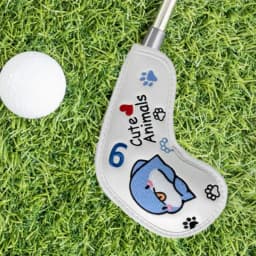 Golf Club Cover Cute And Fun Animal Embroidery Golf Head Covers Cute Animal Embroidery Golf Putter Cover For Golf Lover