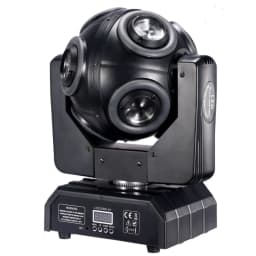 LED 150w Moving Head 8x15W Beam Light with Halo RGBW 4in1 LED DJ Stage Tilt Scan 360° Alien Rotation DMX 512 Disco Bar Dj