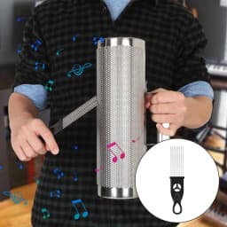 Guiro Brush Guiro Scraper Brush Latin Brush Comb-Style Scraper Rustproof Anti Slip Percussion Instrument For Concert Evening