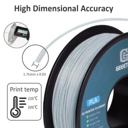 Geeetech Like Marble PLA 3D Printer Filament Plastic 1kg 1.75mm, Tangle-Free, 3D Printing Wire Materials Vacuum Packaging