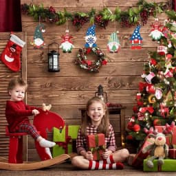 25Pcs Unfinished Christmas Gnome DIY Craft Home Decor Party Favors Holiday Gnome Ornaments With Rope For Christmas Tree Decor