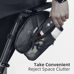 ROCKBROS Rainproof Bike Saddle Bag Bicycle Rear Bags With Water Bottle Pocket Bicycle Reflective Pouch Back Seat Tail Bag
