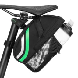 ROCKBROS Rainproof Bike Saddle Bag Bicycle Rear Bags With Water Bottle Pocket Bicycle Reflective Pouch Back Seat Tail Bag