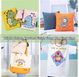 HTVRONT 12"X20ft Matte Sublimation HTV Vinyl for Light-Colored Shirts Clear Heat Transfer Vinyl for Sublimation Cotton Fabric