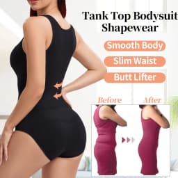 Slimming Bodysuit Shapewear for Women Seam-free Tummy Control Underwear Tops Built in Bra Camisole Body Shaper Sexy Fajas