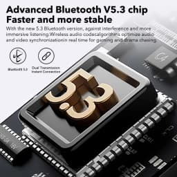 Mpow S47 True Wireless Bluetooth V5.3 Earphones with 35H Playback TWS Waterproof Earbuds for iPhone Huawei Xiaomi All Smartphone