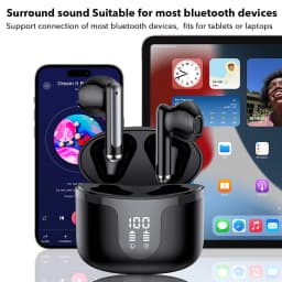 Mpow S47 True Wireless Bluetooth V5.3 Earphones with 35H Playback TWS Waterproof Earbuds for iPhone Huawei Xiaomi All Smartphone