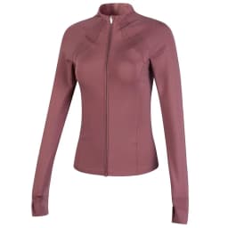 Women’s Slim Fit Lightweight Full Zip Up Yoga Workout Jacket Athletic Running Sports Track Jacket with Pockets Thumb