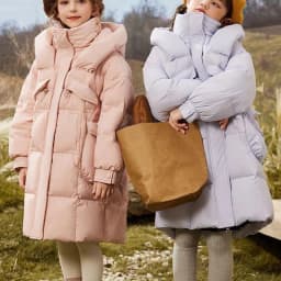Winter Girl's Thickness White Duck Down Jacket Girls Long Warm Puffer Coat Boys Waterproof Hooded Parkas Kids Snow Outerwear