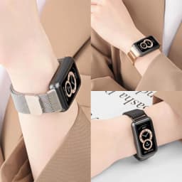 Mlianese Loop For Huawei Band 8-NFC Smartwatch Magnetic Wrist watchbands Metal Stainless Steel Bracelet Huawei Band 8 strap