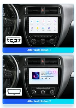Hizpo 7862 Android Auto Car Multimedia Video Player For Volkswagen VW Jetta 6 2011-2018 Radio Bluetooth Carplay Stereo Head Unit