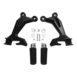 Rear Passenger Footrests Footpegs Brackets For Kawasaki Z650 Ninja 650 2017-2025 Motorcycle