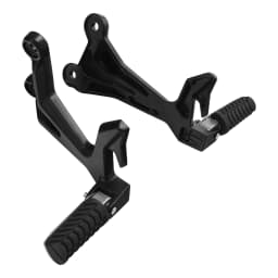 Rear Passenger Footrests Footpegs Brackets For Kawasaki Z650 Ninja 650 2017-2025 Motorcycle