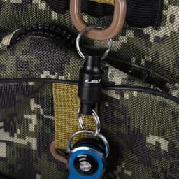 Fly Fishing Retractor Fishing Net Holder Fishing Retractor Net Release Keeper With Carabiner Alloy Magnet Clip Holder Fly
