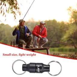 Fly Fishing Retractor Fishing Net Holder Fishing Retractor Net Release Keeper With Carabiner Alloy Magnet Clip Holder Fly