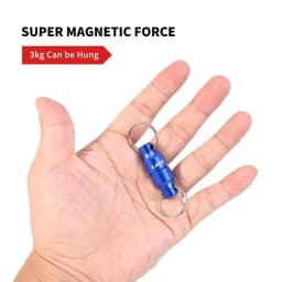 Fly Fishing Retractor Fishing Net Holder Fishing Retractor Net Release Keeper With Carabiner Alloy Magnet Clip Holder Fly