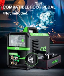 AC/DC TIG Welder 200A Pulse AIT200P AIXZ 5 in 1 HF TIG ARC Stick Spot Welder Aluminum IGBT Inverter Welding Machine EU Plug