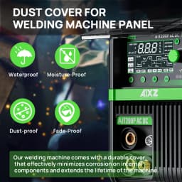 AC/DC TIG Welder 200A Pulse AIT200P AIXZ 5 in 1 HF TIG ARC Stick Spot Welder Aluminum IGBT Inverter Welding Machine EU Plug