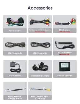 Hizpo Android Car Multimedia For Mercedes Benz C-Class W204 S204 2007-2010 Player Radio Navigation Stereo Carplay Autoradio GPS