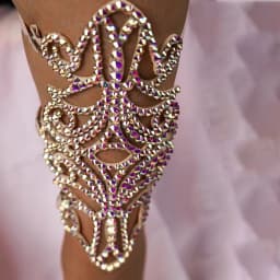 Stonefans AB Crystal Thigh Chain Jewelly for Women Sexy Fashion 2024 Rave Bracelet Design Ballroom Bellydance Leg Jewelry Sance
