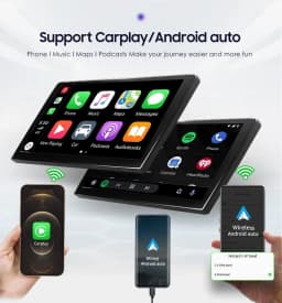 2Din AI Carplay Android Car Radio For Ford F150 F250 F350 Escape Explorer Edge E150 Mustang GPS Multimedia Player Octa Core 7862