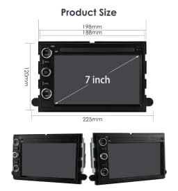 2Din AI Carplay Android Car Radio For Ford F150 F250 F350 Escape Explorer Edge E150 Mustang GPS Multimedia Player Octa Core 7862