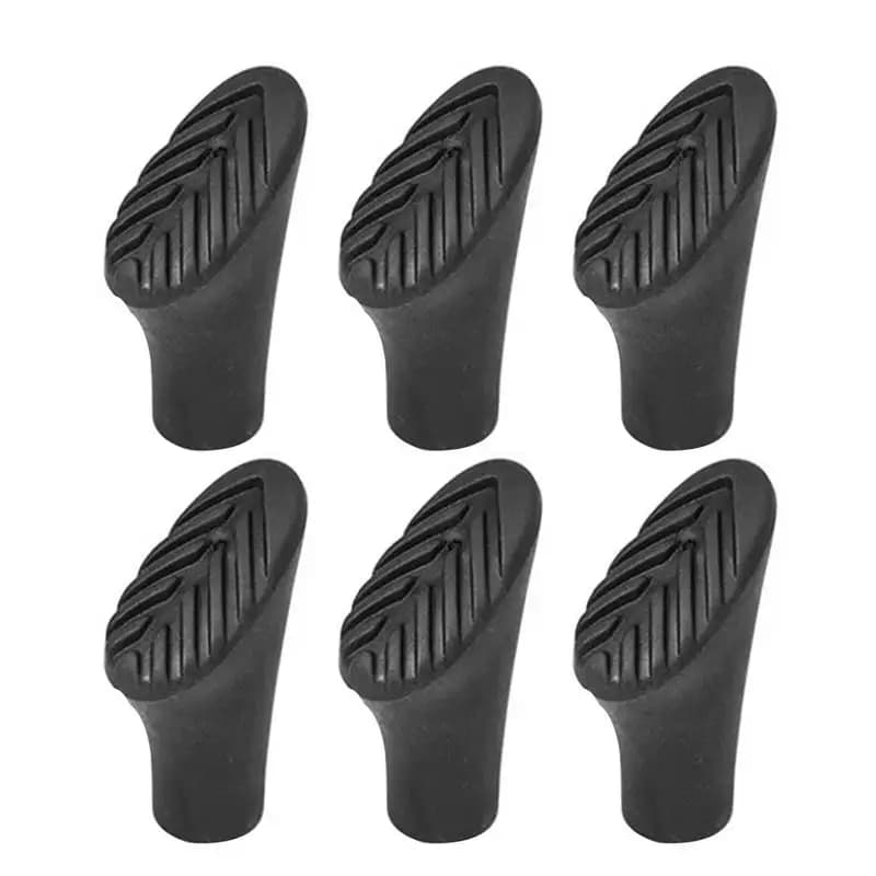 Hiking Stick Rubber Feet Outdoor Climbing Sticks Rubber Feet Lightweight Walking Sticks Tips Accessories Fits Most Standard