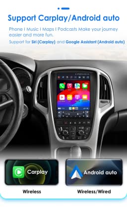 2Din Android 13 Car Radio for Opel Astra J Vauxhall Buick Verano 2009-2015 Multimedia Video 4G WIFI Carplay Head Unit 7862