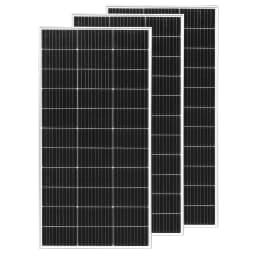 120W 240W 360W 480W Tempered Glass Solar Panel Rigid Painel 12V 1-4pcs Windproof Anti-snow Anti-hail PV Panels Solar System