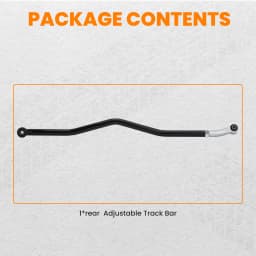 0-6" Lift Rear Adjustable Track Bar Suspension for Jeep Wrangler JK 2007-2018 Panhard Rods