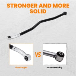 0-6" Lift Rear Adjustable Track Bar Suspension for Jeep Wrangler JK 2007-2018 Panhard Rods