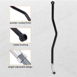 0-6" Lift Rear Adjustable Track Bar Suspension for Jeep Wrangler JK 2007-2018 Panhard Rods