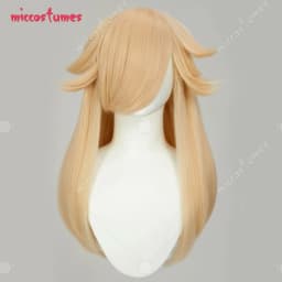 【Ready for Ship】Miccostumes Women's Cosplay Wig Princess Golden Wig for Halloween