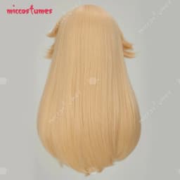 【Ready for Ship】Miccostumes Women's Cosplay Wig Princess Golden Wig for Halloween