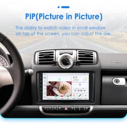 Hizpo AI Voice Wireless CarPlay Android Auto Radio For Smart Fortwo 451 2005 - 2010 4G BT Car Multimedia GPS 2din Autoradio 7862