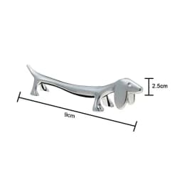 Stainless Steel Dachshund Dog Chopstick Holder Chopsticks Rest Spoon Stand Fork Holder Kitchen Cutlery Shelf Table Decoration