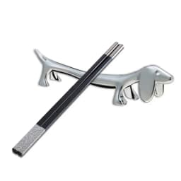 Stainless Steel Dachshund Dog Chopstick Holder Chopsticks Rest Spoon Stand Fork Holder Kitchen Cutlery Shelf Table Decoration
