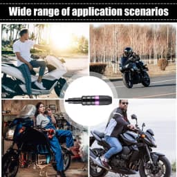Motorcycle Sliders M8 Frame Slider Protective Cover 2pcs Anti Crash Frame Sliders 8mm Bolt Modified Exhaust Frame Sliders Anti