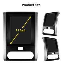 Hizpo For Tesla Style Android 13 Car Radio for Nissan X-Trail Xtrail 2 T31 MX6 2007 Multimedia Player 2 Din Stereo Carplay GPS